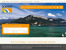 Tablet Screenshot of dormio.nl